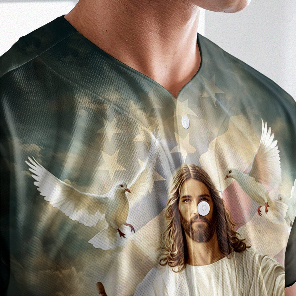 Make America Godly Again Baseball Jersey