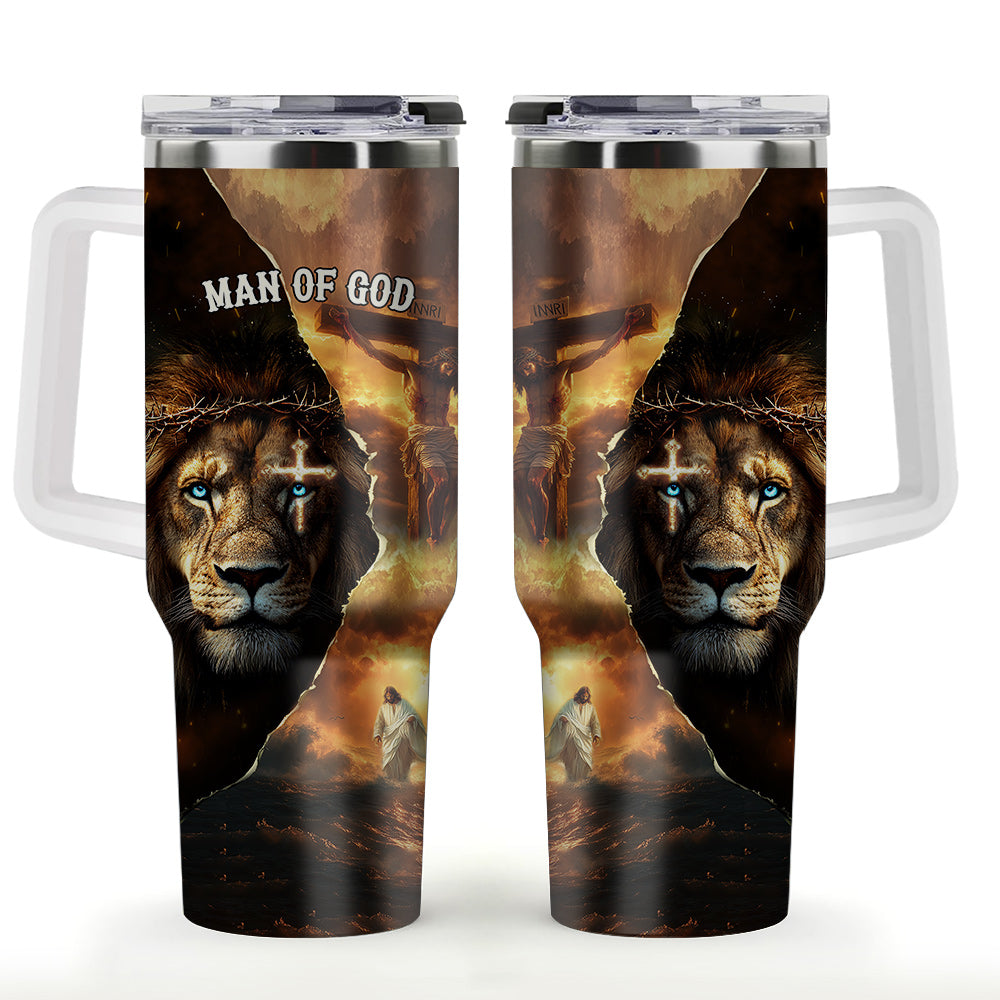 Man Of God Redeemed Strength Tumbler