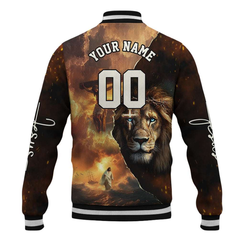 Man Of God Redeemed Strength Baseball Jacket
