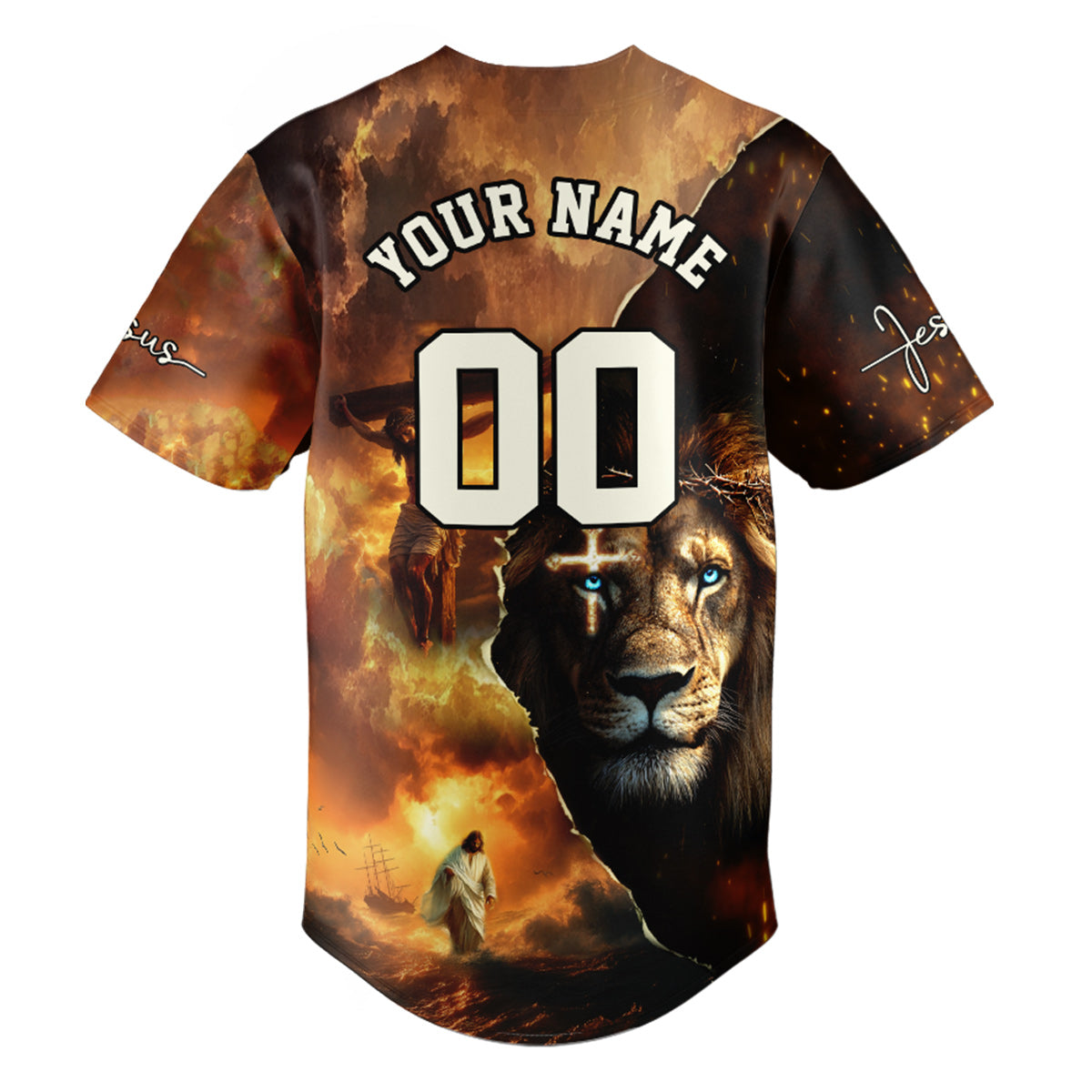 Man Of God Redeemed Strength Baseball Jersey
