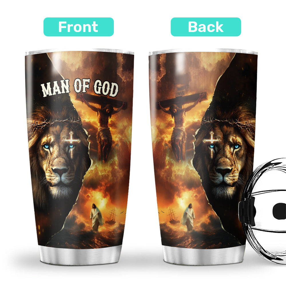 Man Of God Redeemed Strength Tumbler