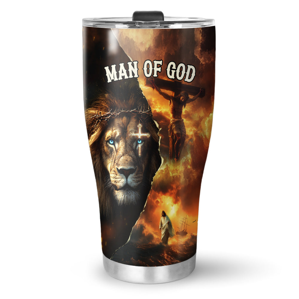 Man Of God Redeemed Strength Tumbler