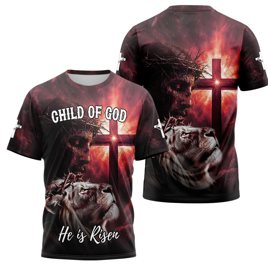 Child Of God Risen Warrior T-shirt