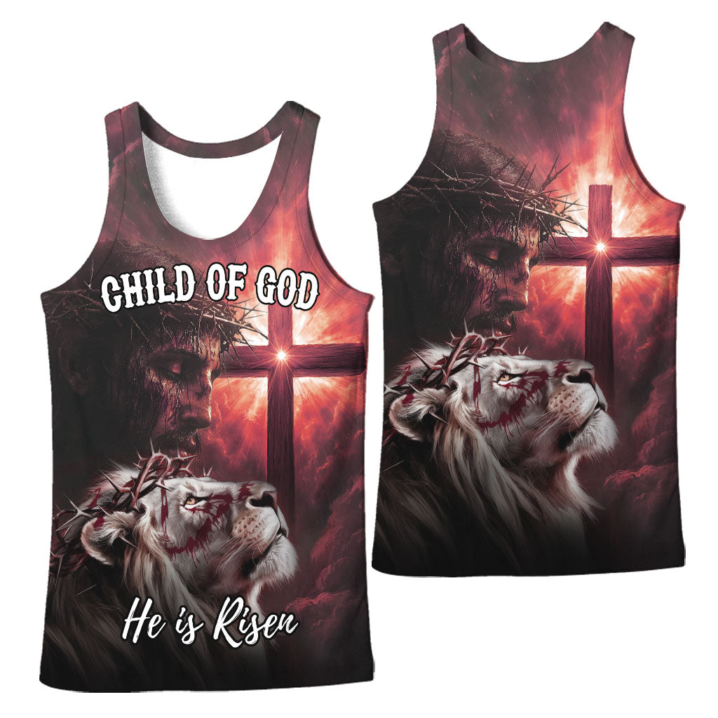 Child Of God Risen Warrior Tanktop