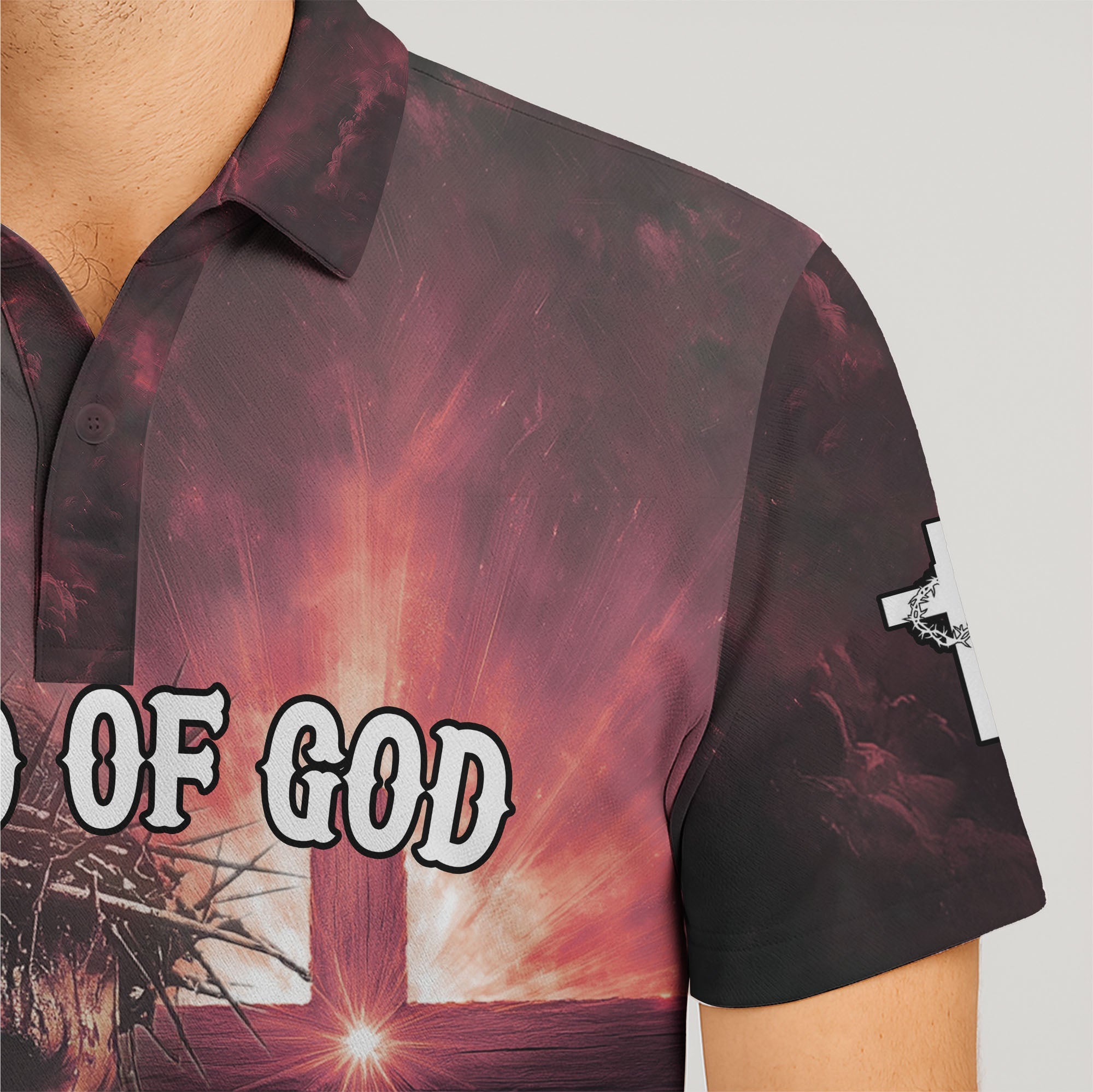 Child of God Red Cross Polo