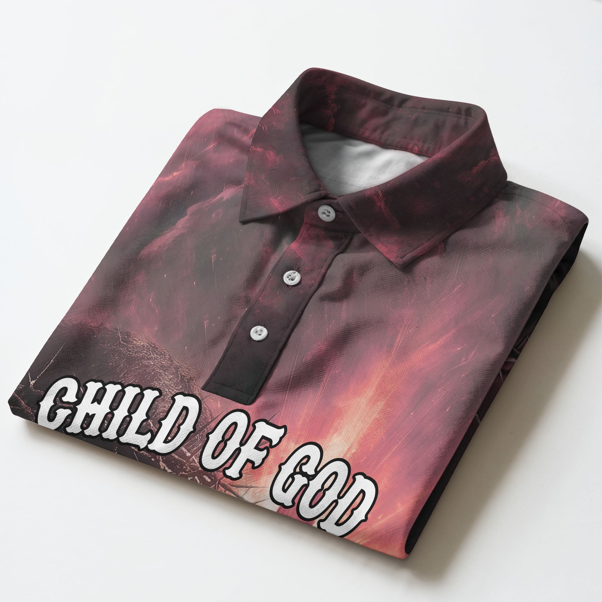 Child of God Red Cross Polo