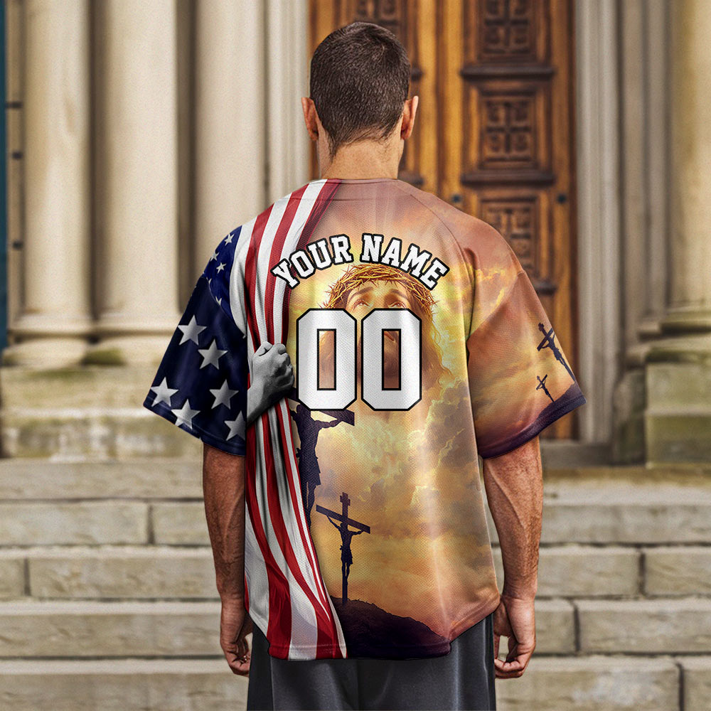 Make America Godly Again Baseball Jersey