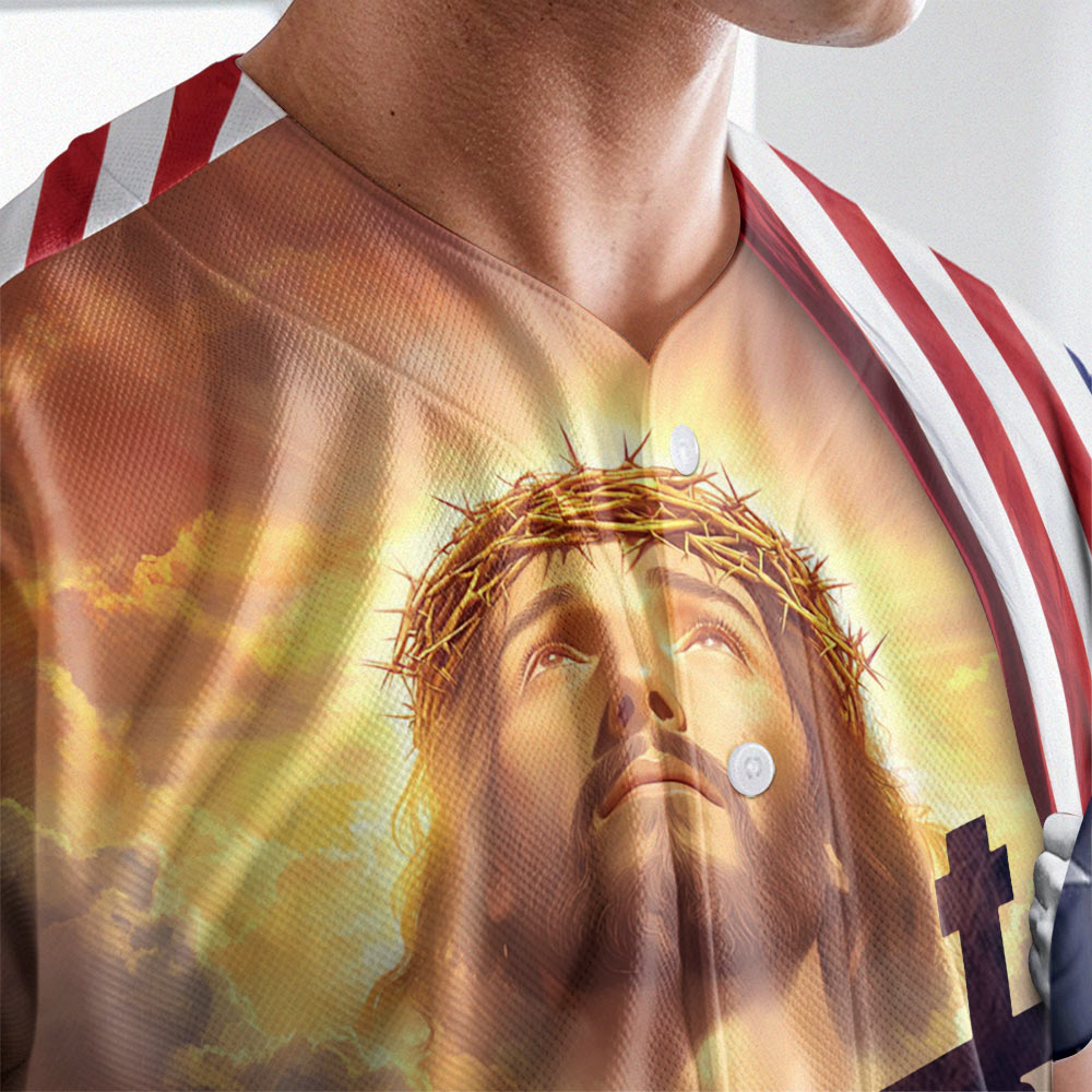 Make America Godly Again Baseball Jersey