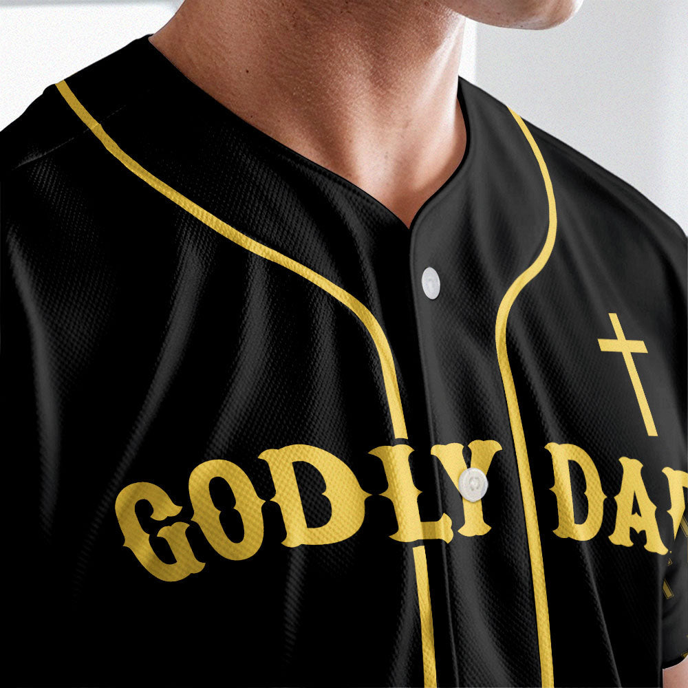 My Dad Is My Hero Baseball Jersey