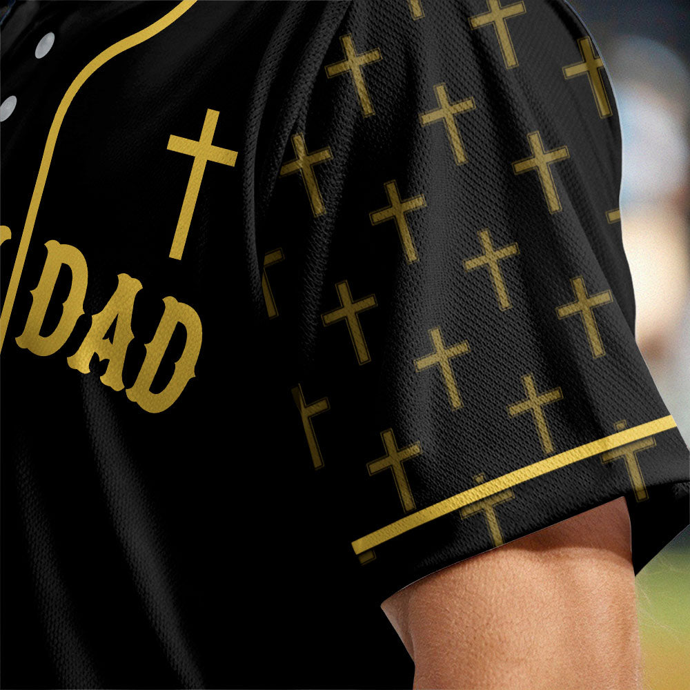 My Dad Is My Hero Baseball Jersey