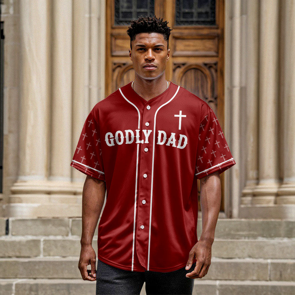 My Dad Is My Hero Baseball Jersey