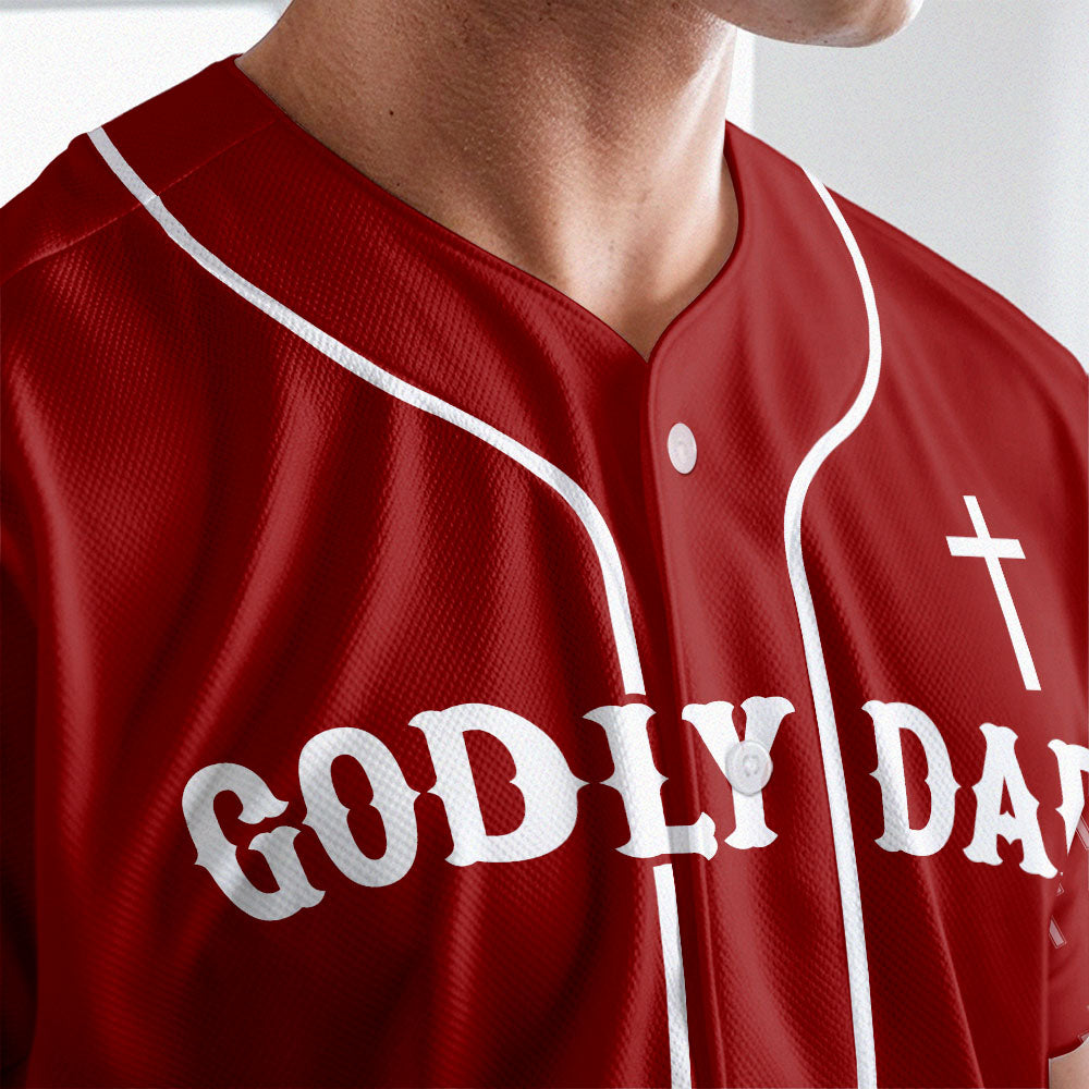 My Dad Is My Hero Baseball Jersey