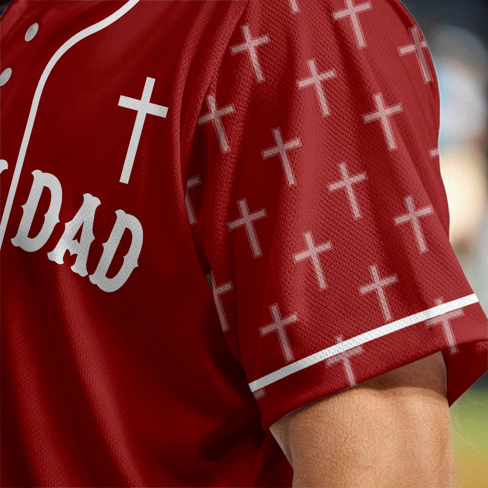 My Dad Is My Hero Baseball Jersey