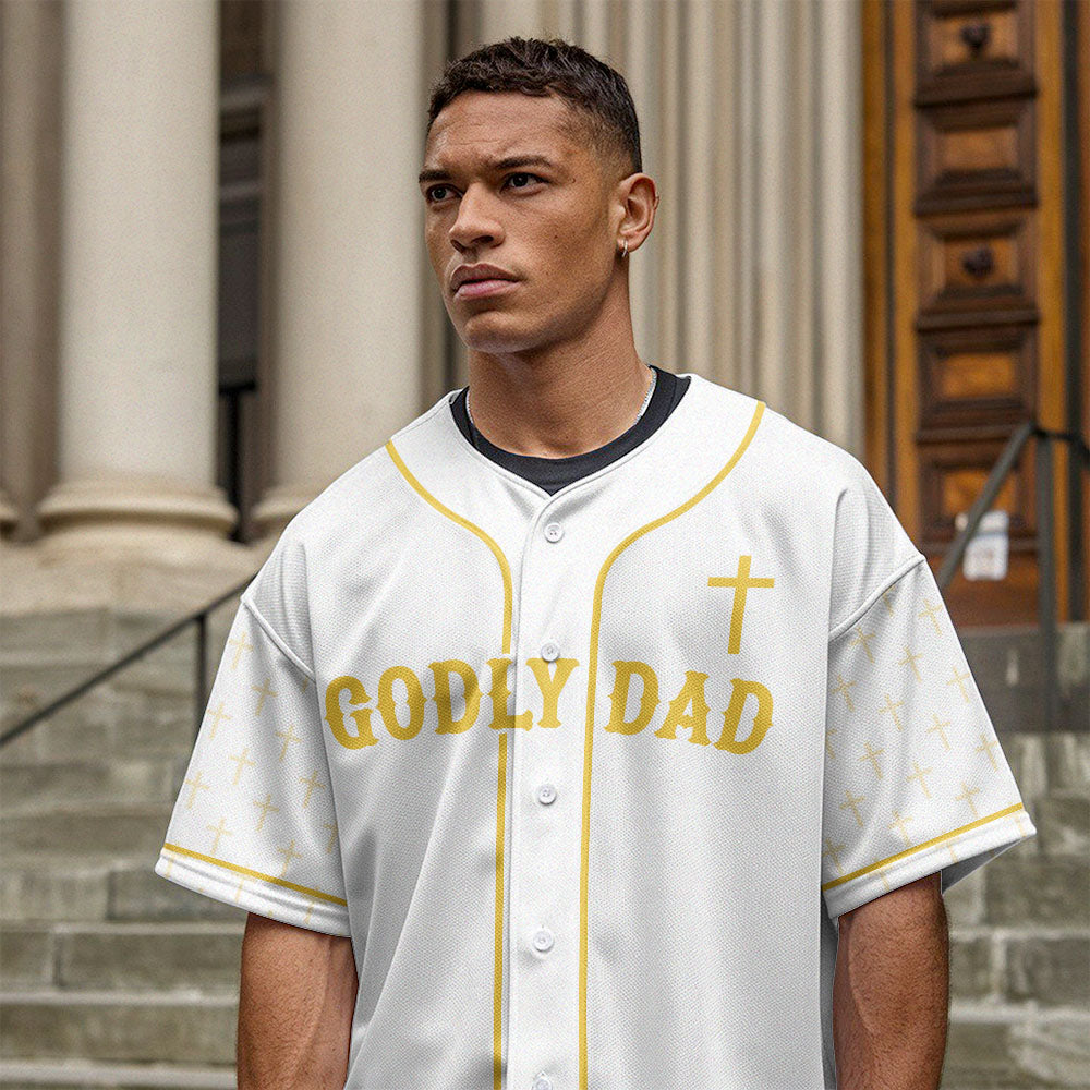 My Dad Is My Hero Baseball Jersey