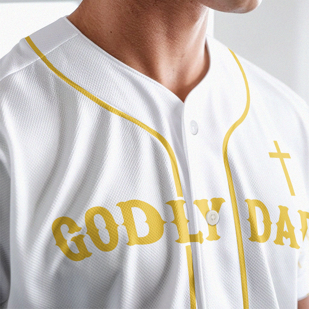 My Dad Is My Hero Baseball Jersey