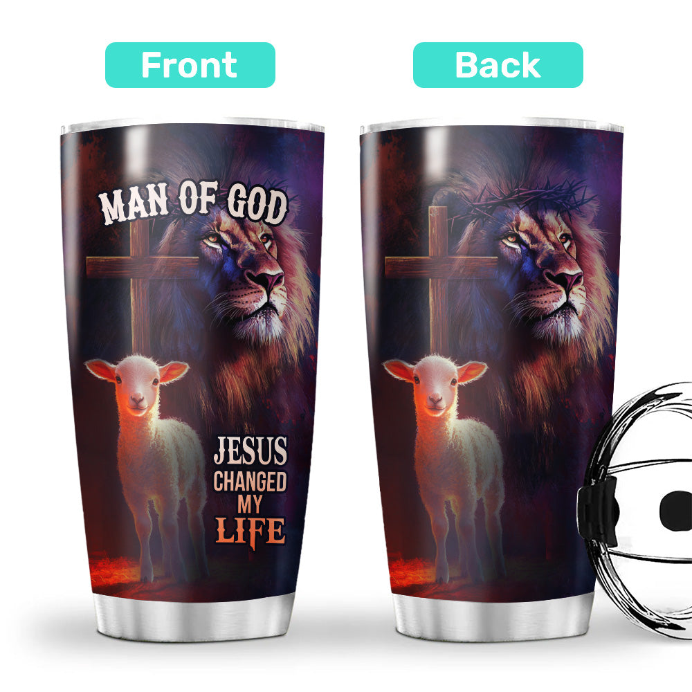 Jesus Changed My Life Tumbler