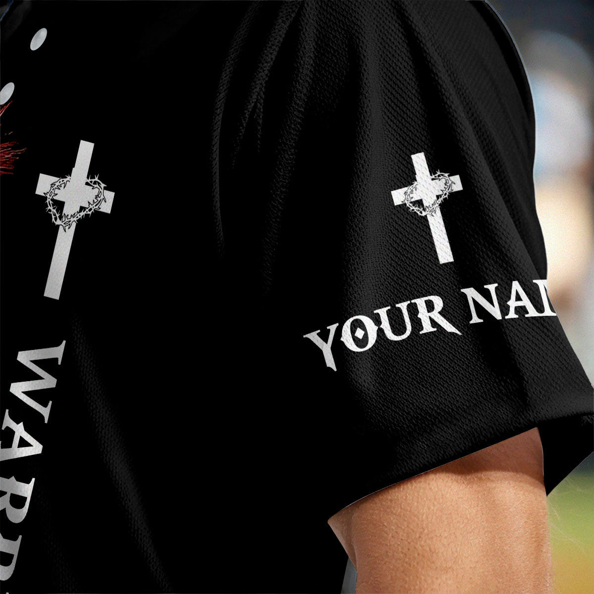 Warrior Of Christ Custom Name Baseball Jersey