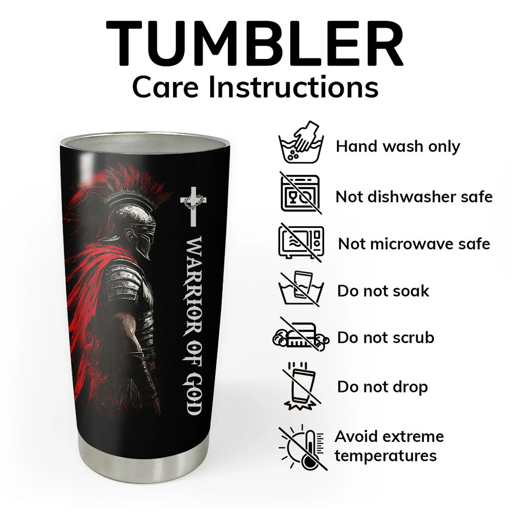 Warrior Of Christ Tumbler