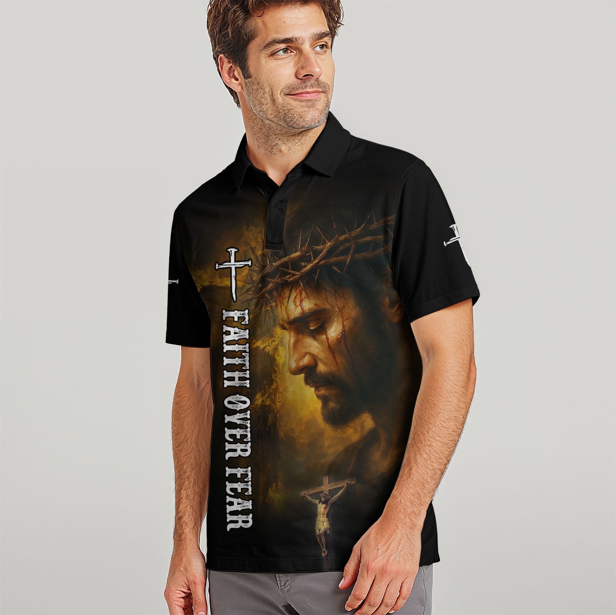 1 Cross 3 Nails 4 Given Polo