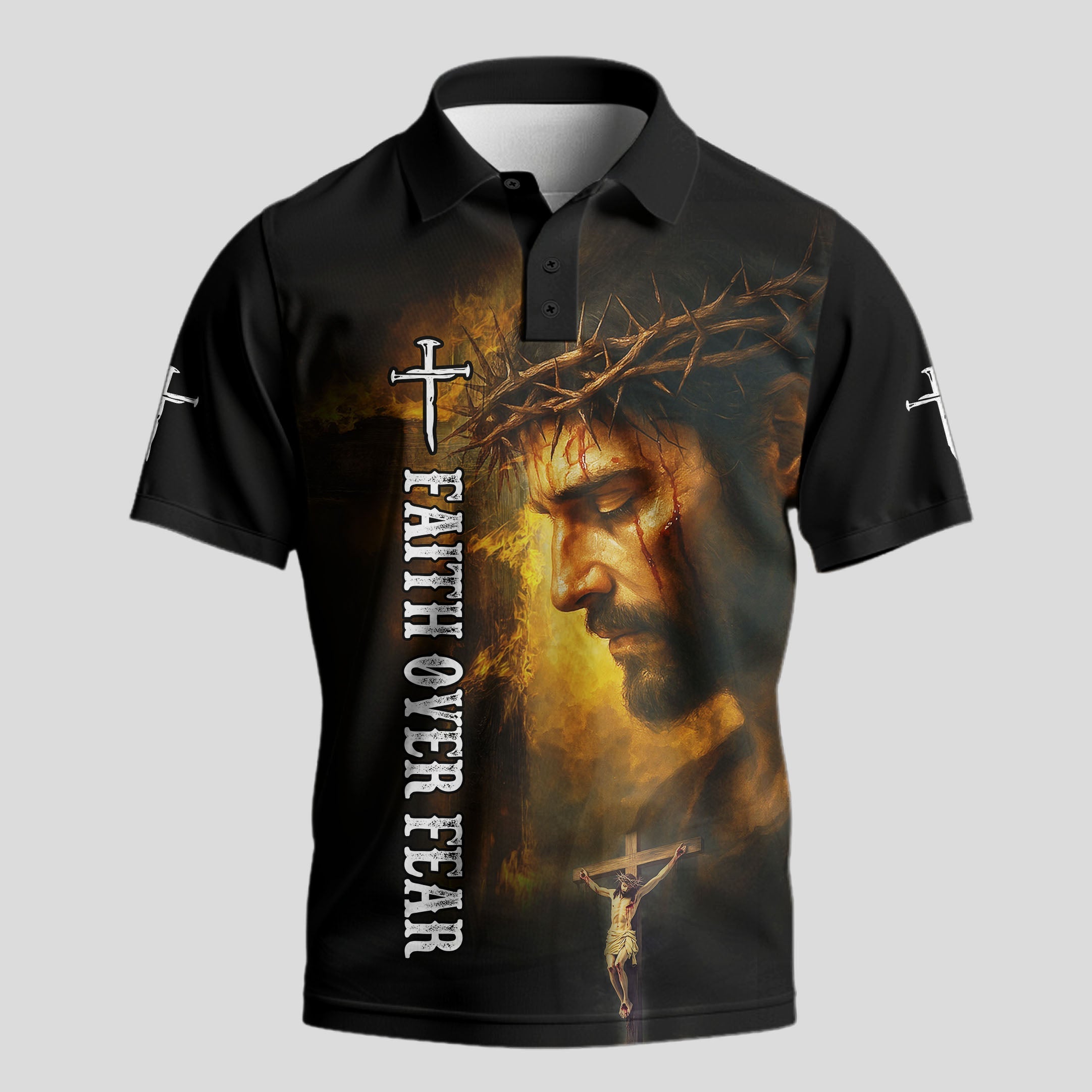 1 Cross 3 Nails 4 Given Polo