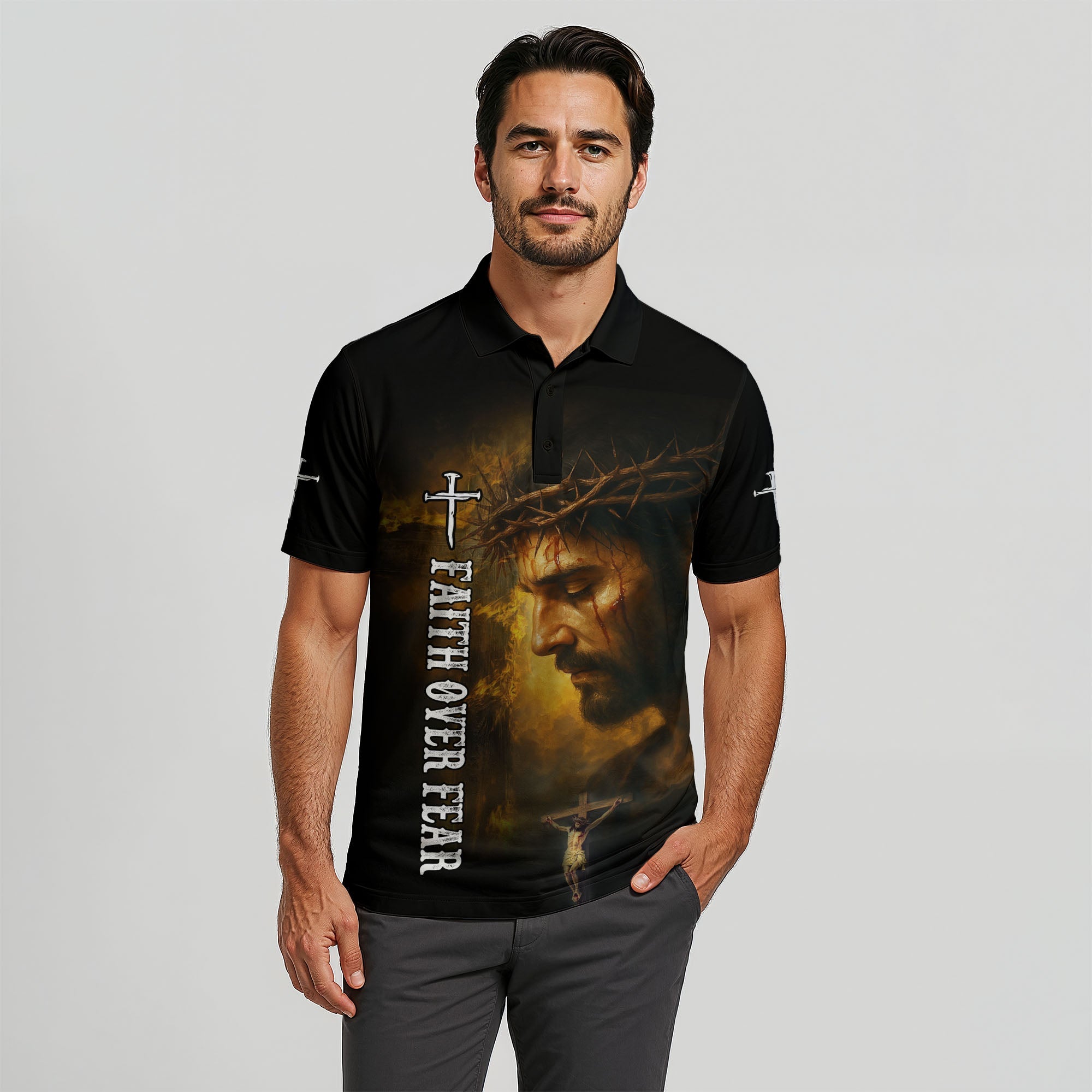 1 Cross 3 Nails 4 Given Polo