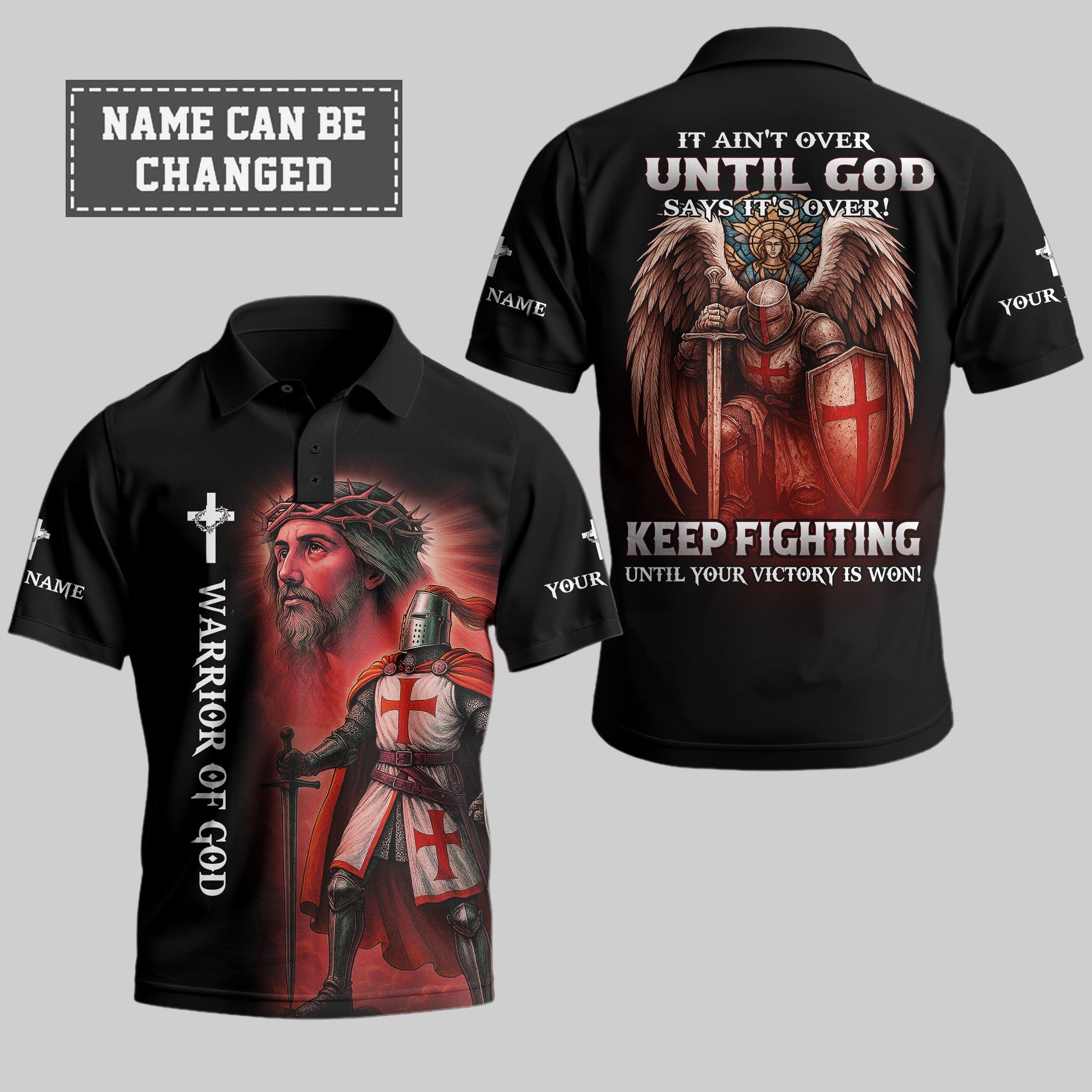 It Ain't Over Until God Polo Shirt