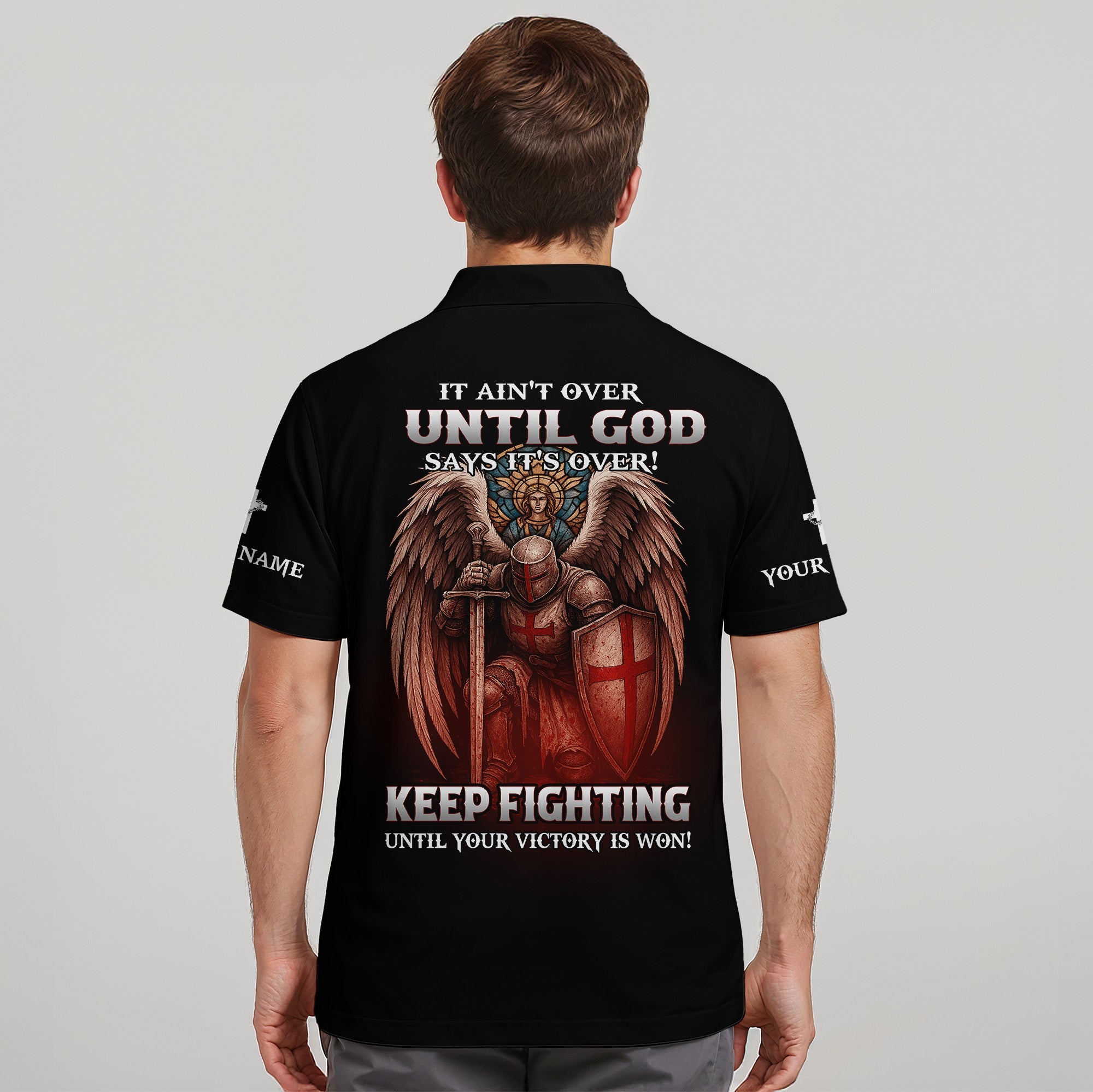 It Ain't Over Until God Polo Shirt