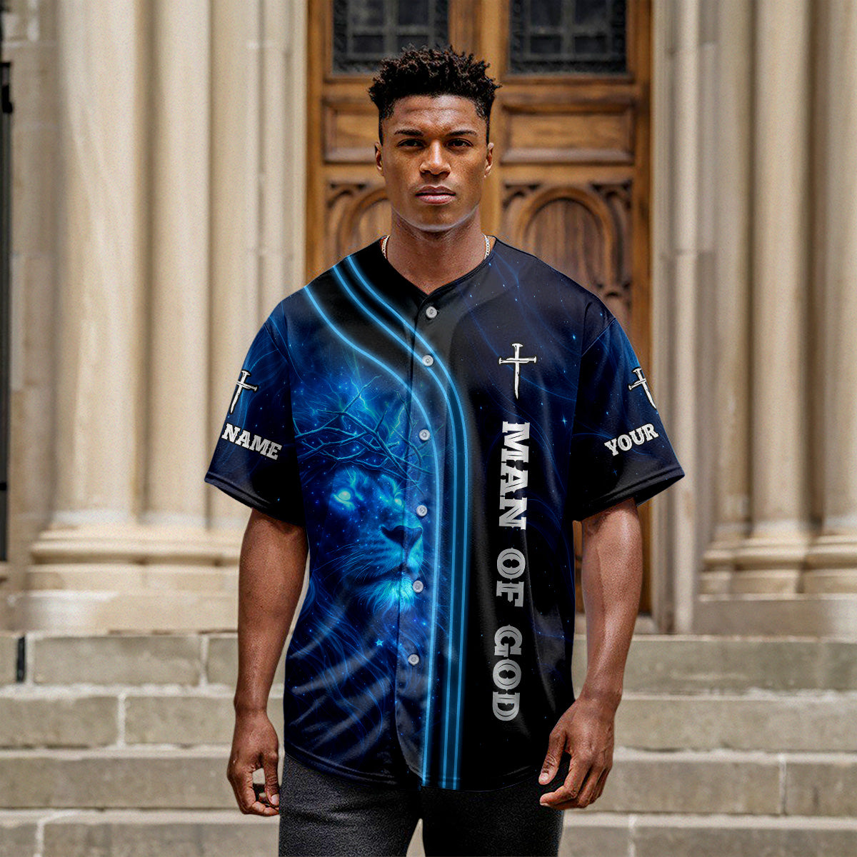 I Can Do All Things Through Christ Who Strengthens Me Custom Name Baseball Jersey