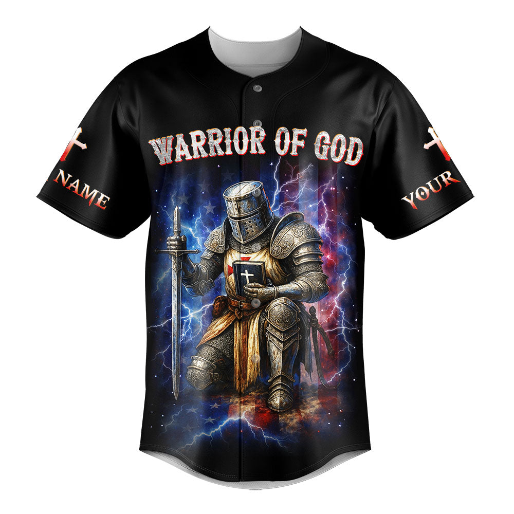 There Is Power In The Name Of Jesus Custom Name Baseball Jersey