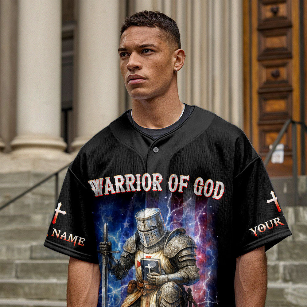 There Is Power In The Name Of Jesus Custom Name Baseball Jersey