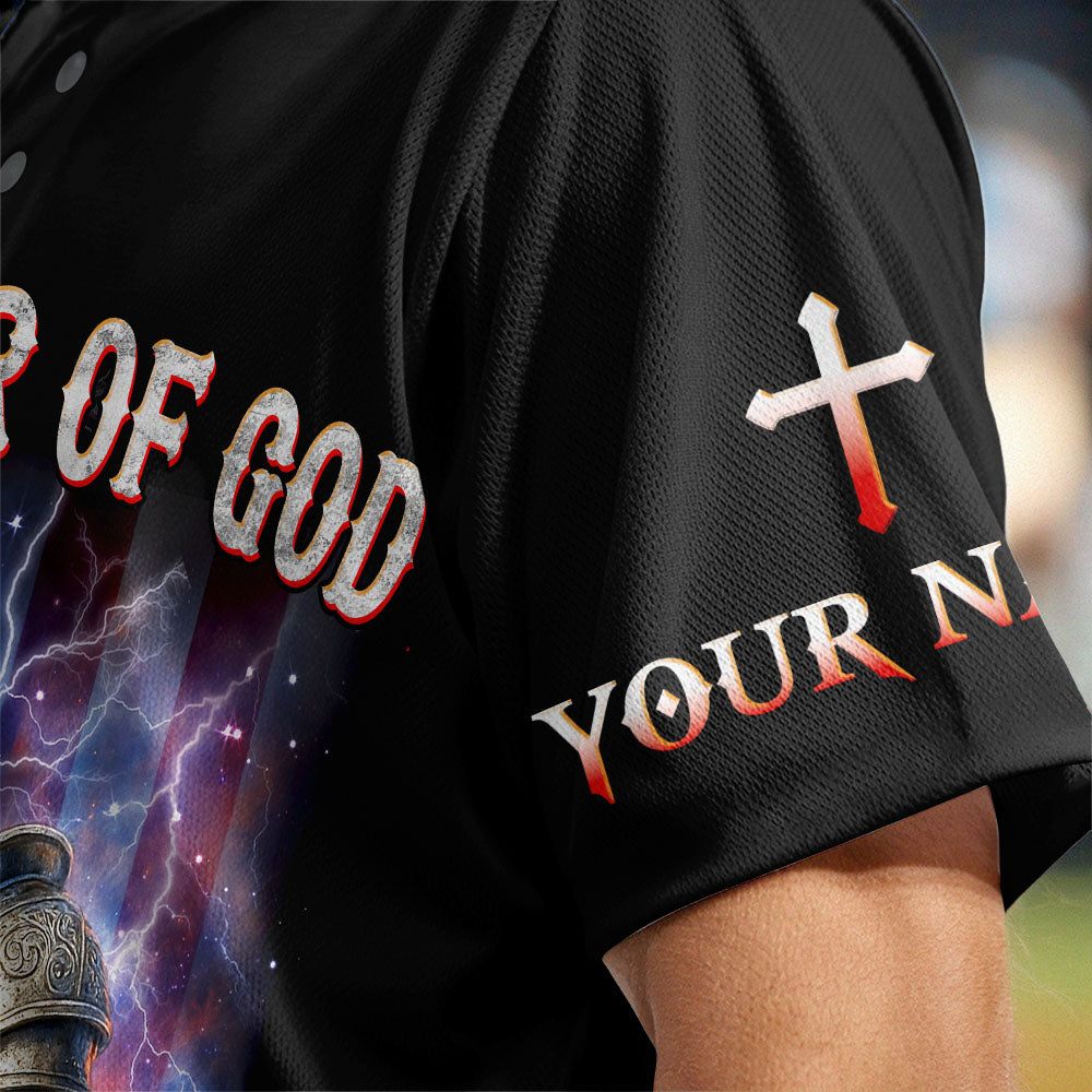 There Is Power In The Name Of Jesus Custom Name Baseball Jersey