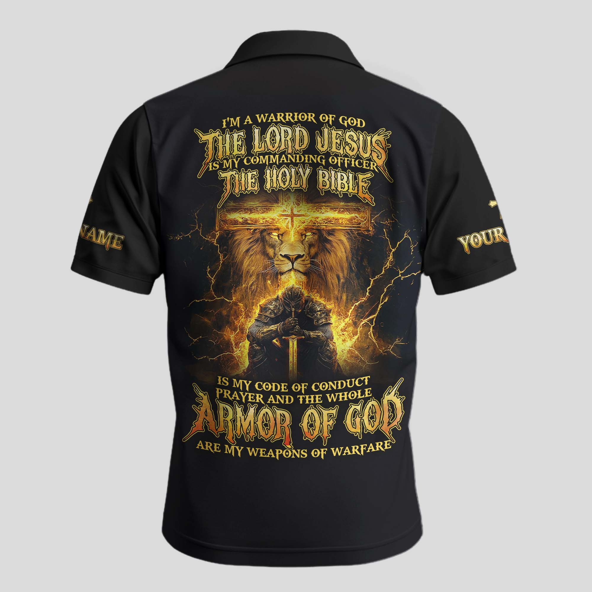 I'm A Warrior Of God Polo Shirt