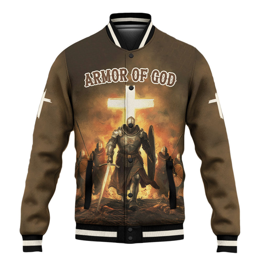 Armor of God Warrior Baseball Jacket