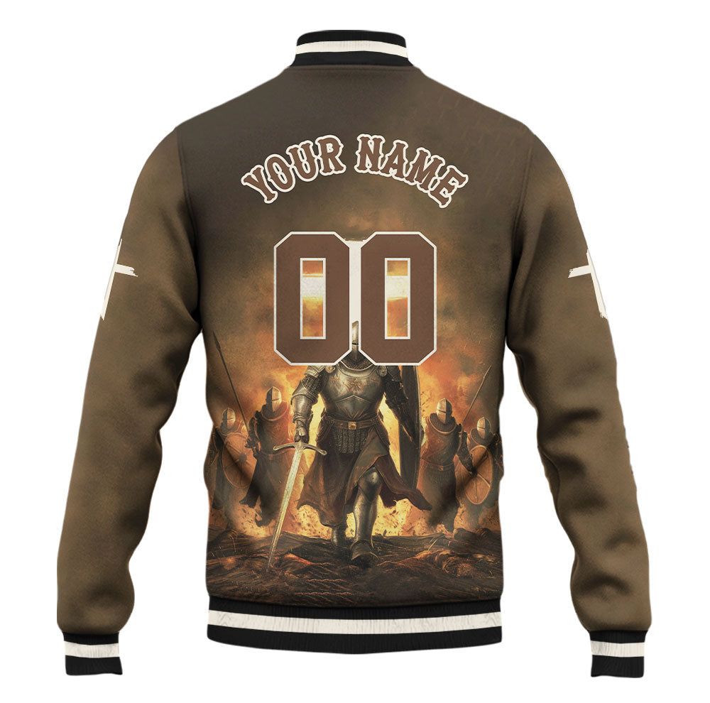 Armor of God Warrior Baseball Jacket