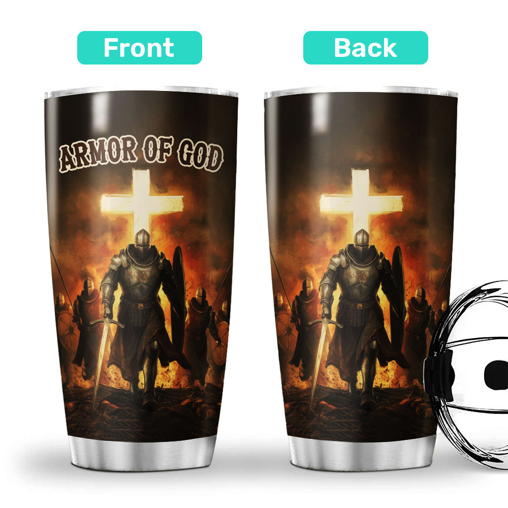Armor of God Warrior Stainless Steel Tumbler