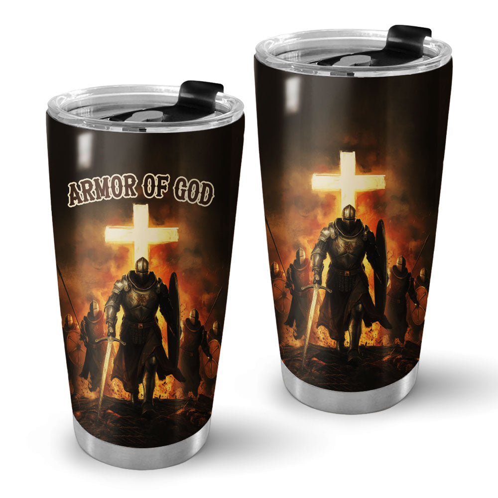 Armor of God Warrior Stainless Steel Tumbler