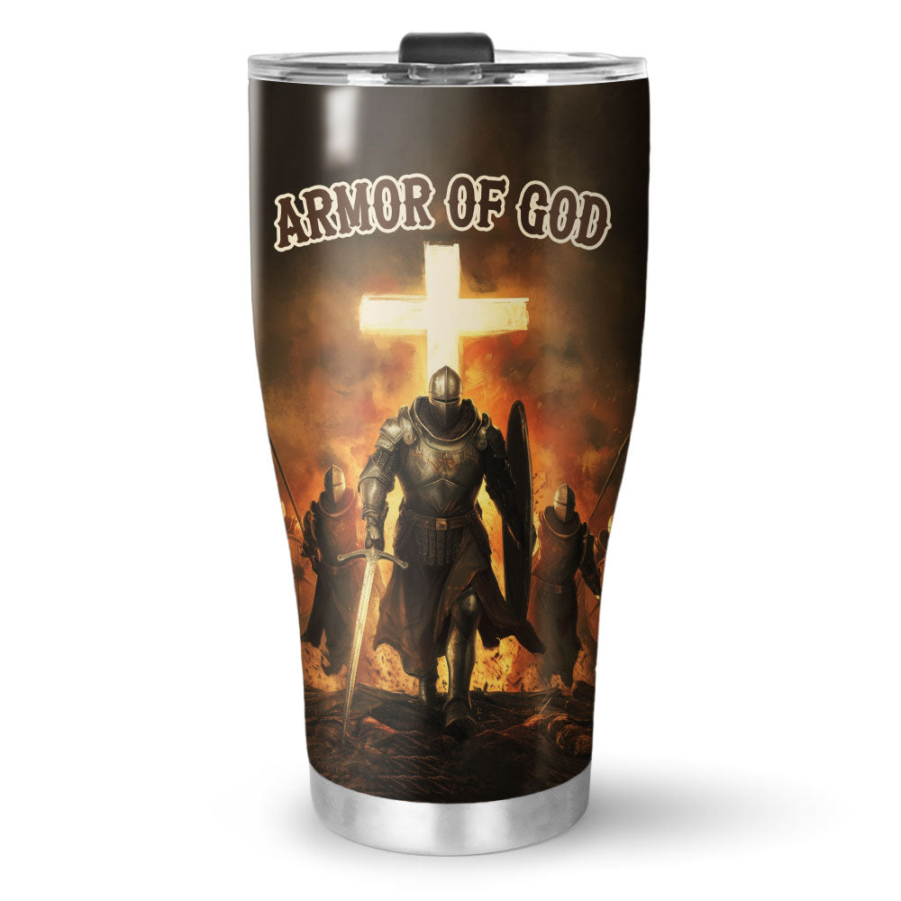 Armor of God Warrior Stainless Steel Tumbler