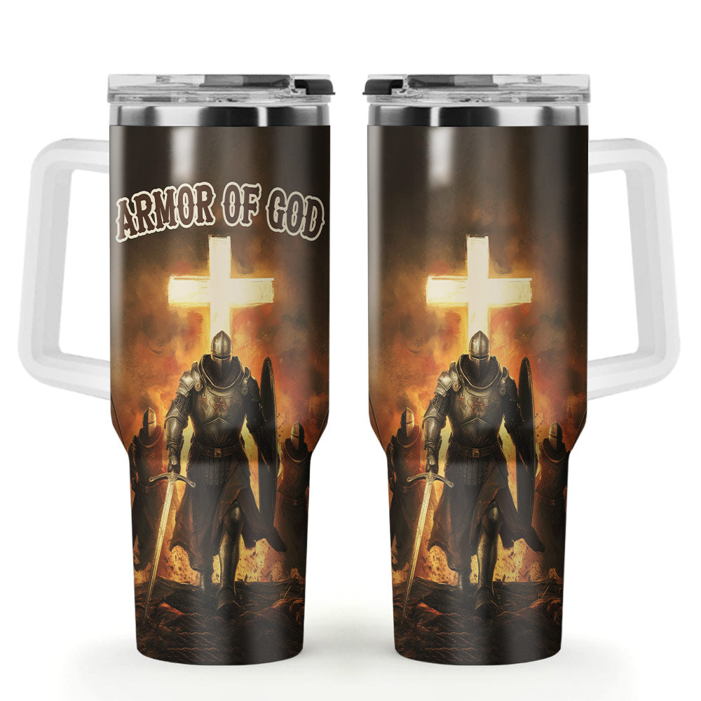 Armor of God Warrior Stainless Steel Tumbler
