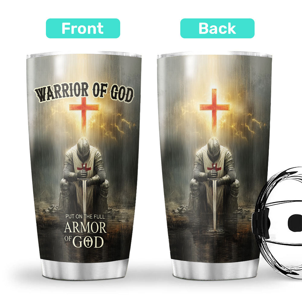 Put on the Full Armor of God Stainless Steel Tumbler
