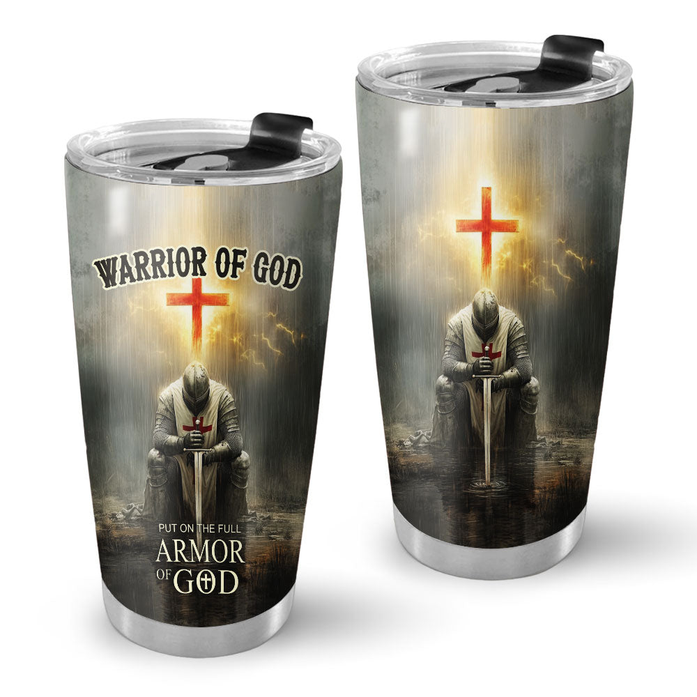 Put on the Full Armor of God Stainless Steel Tumbler