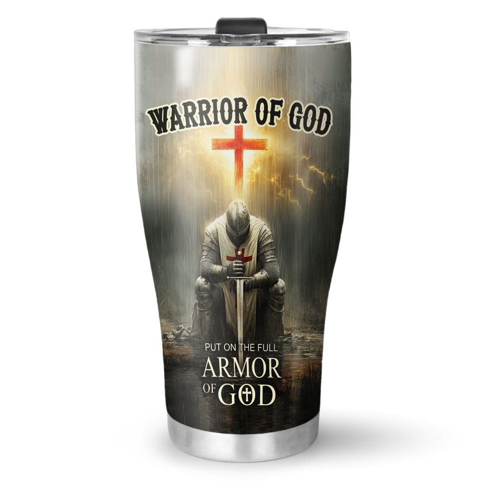 Put on the Full Armor of God Stainless Steel Tumbler