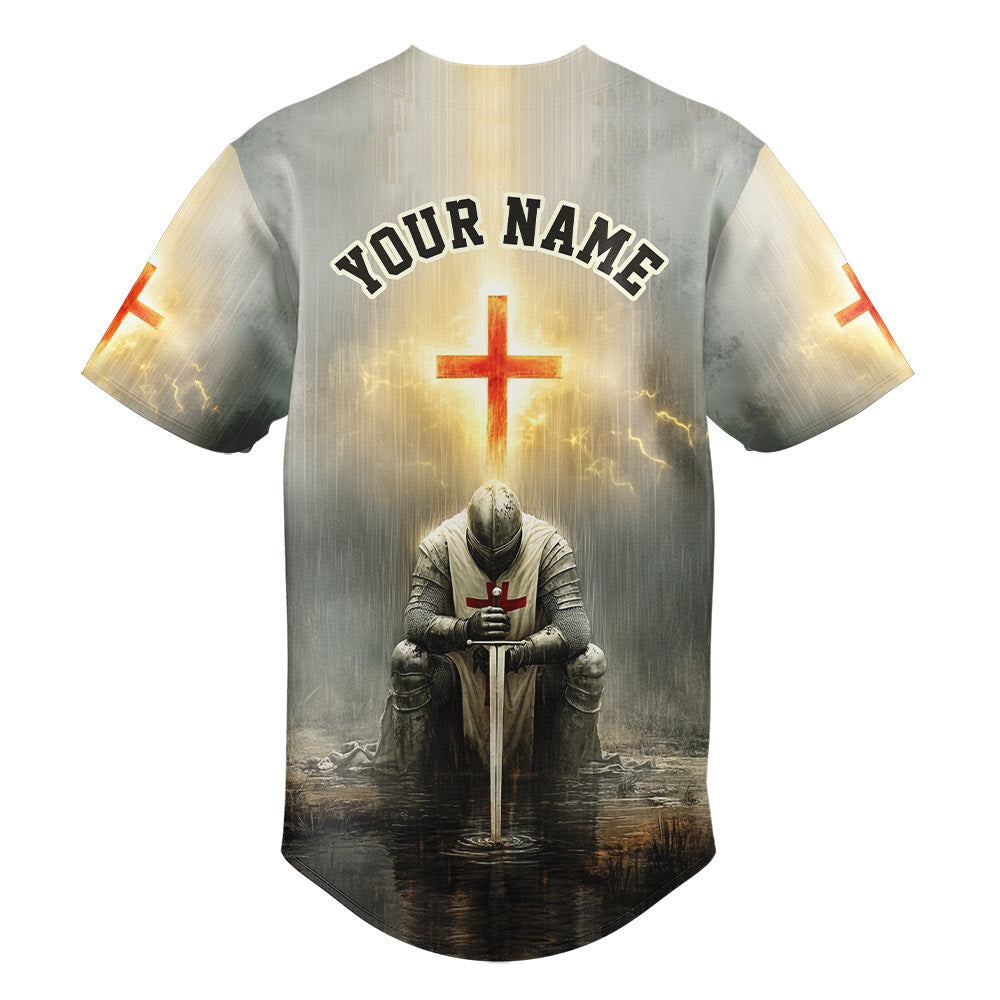 Put on the Full Armor of God Custom Name Baseball Jersey
