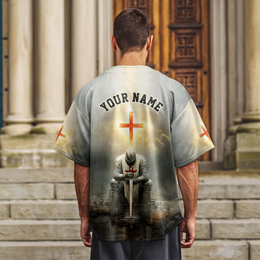 Put on the Full Armor of God Custom Name Baseball Jersey