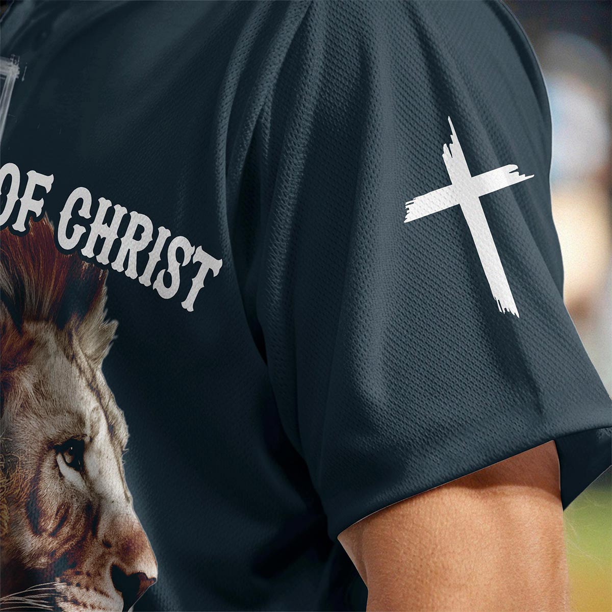 Warrior of Christ He is Risen Custom Name Baseball Jersey