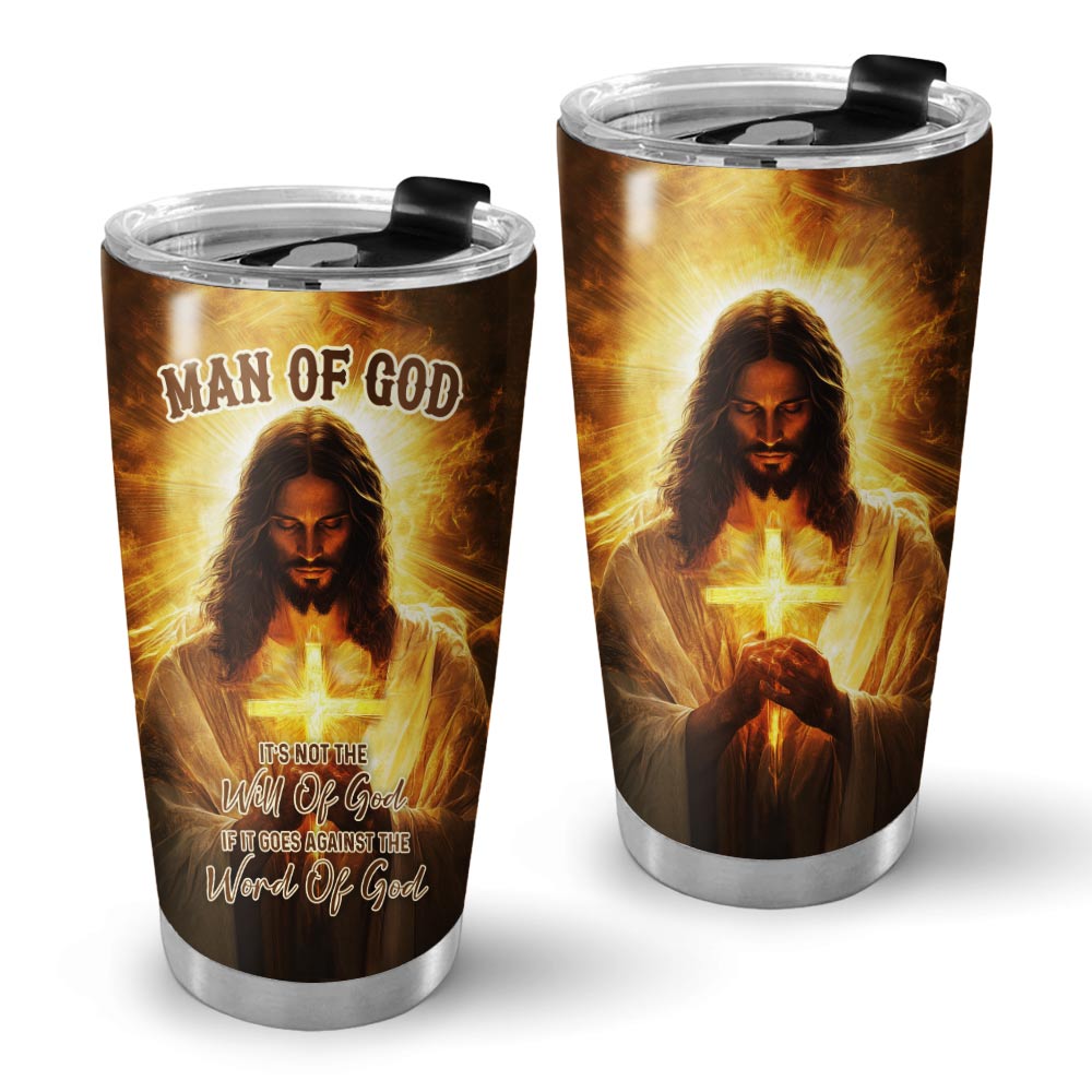 Will of God Word of God Stainless Steel Tumbler