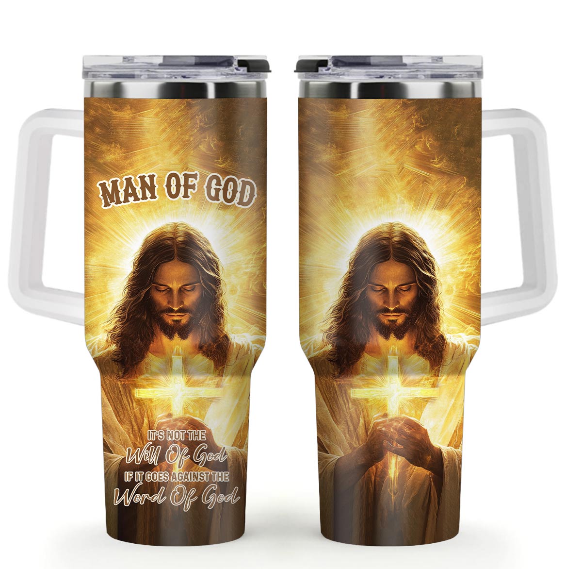 Will of God Word of God Stainless Steel Tumbler