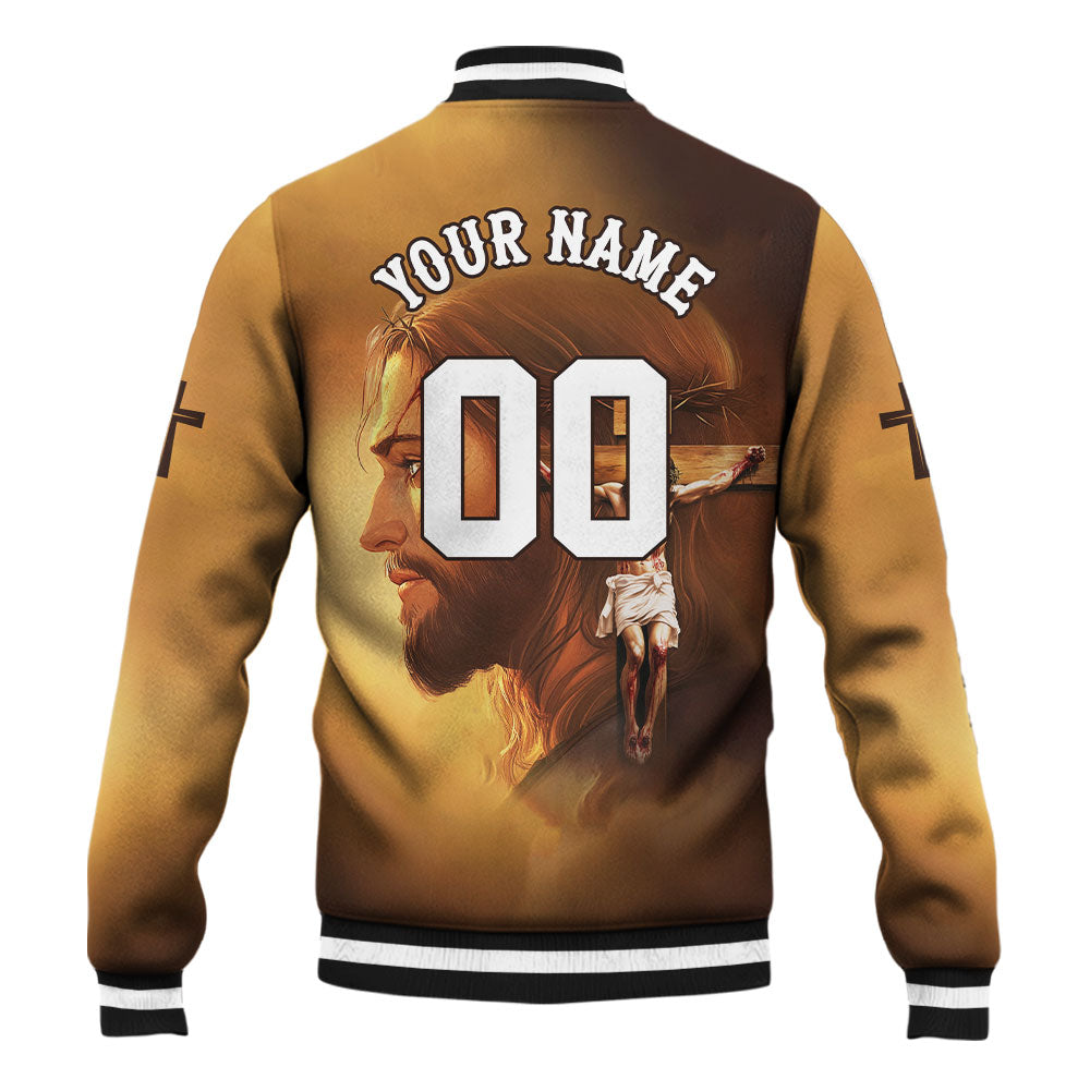 Fully Vaccinated by the Blood of Jesus Baseball Jacket