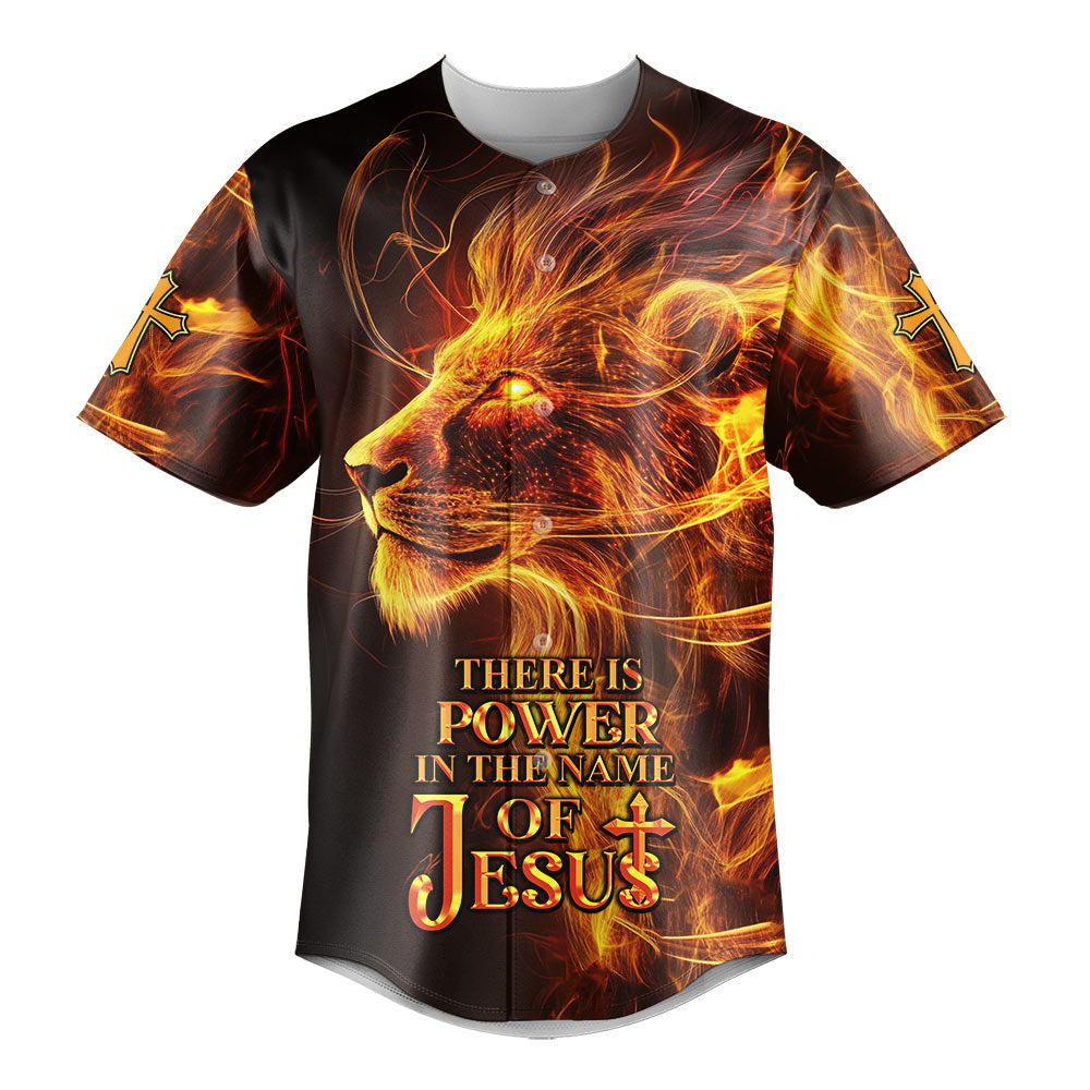 There is Power in the Name of Jesus Baseball Jersey
