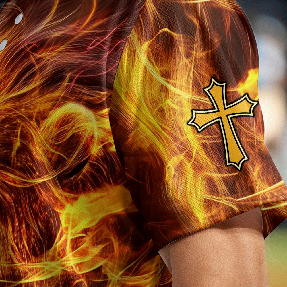 There is Power in the Name of Jesus Baseball Jersey