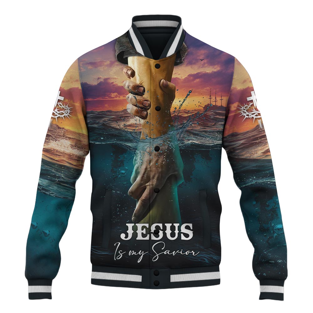Jesus is my Savior Baseball Jacket
